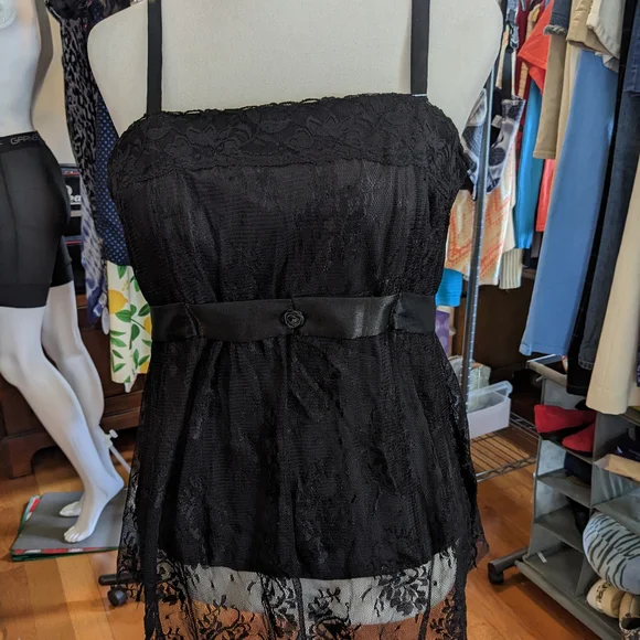 Tripp NYC Black Lace Corset - Picture 2 of 10
